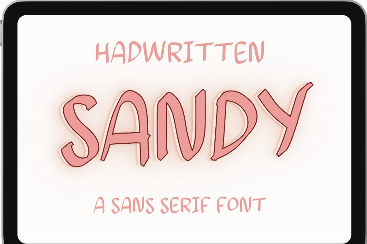 Sandy Font preview