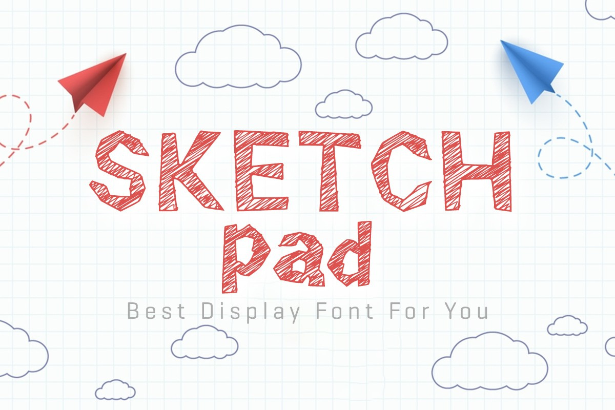 Sketch Pad Regular Font preview