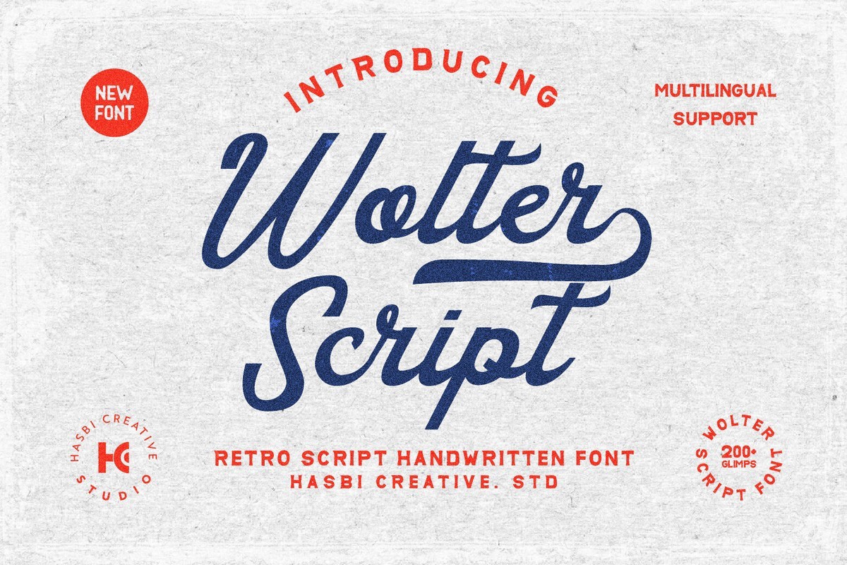 Wolte Script Regular Font preview