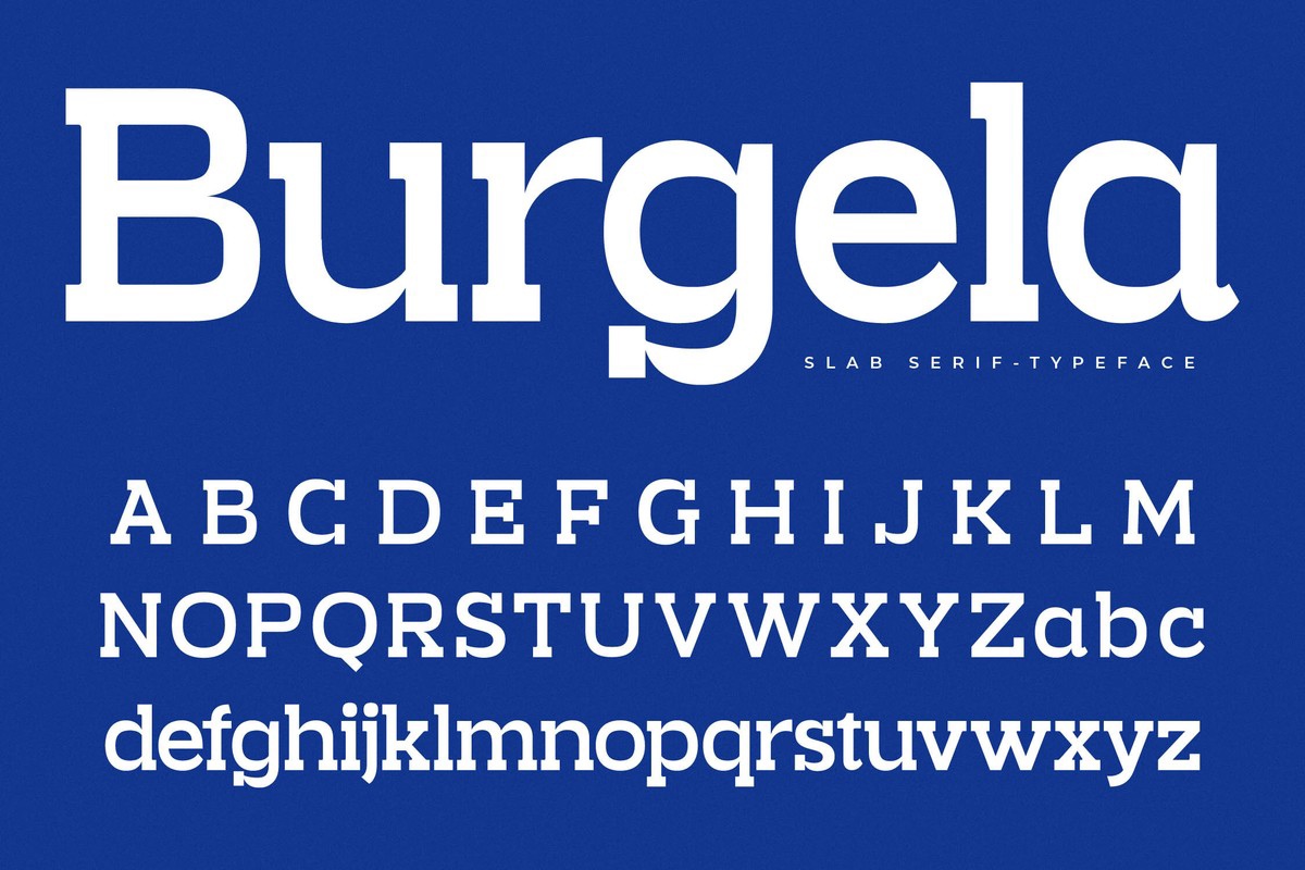 Burgela Font preview