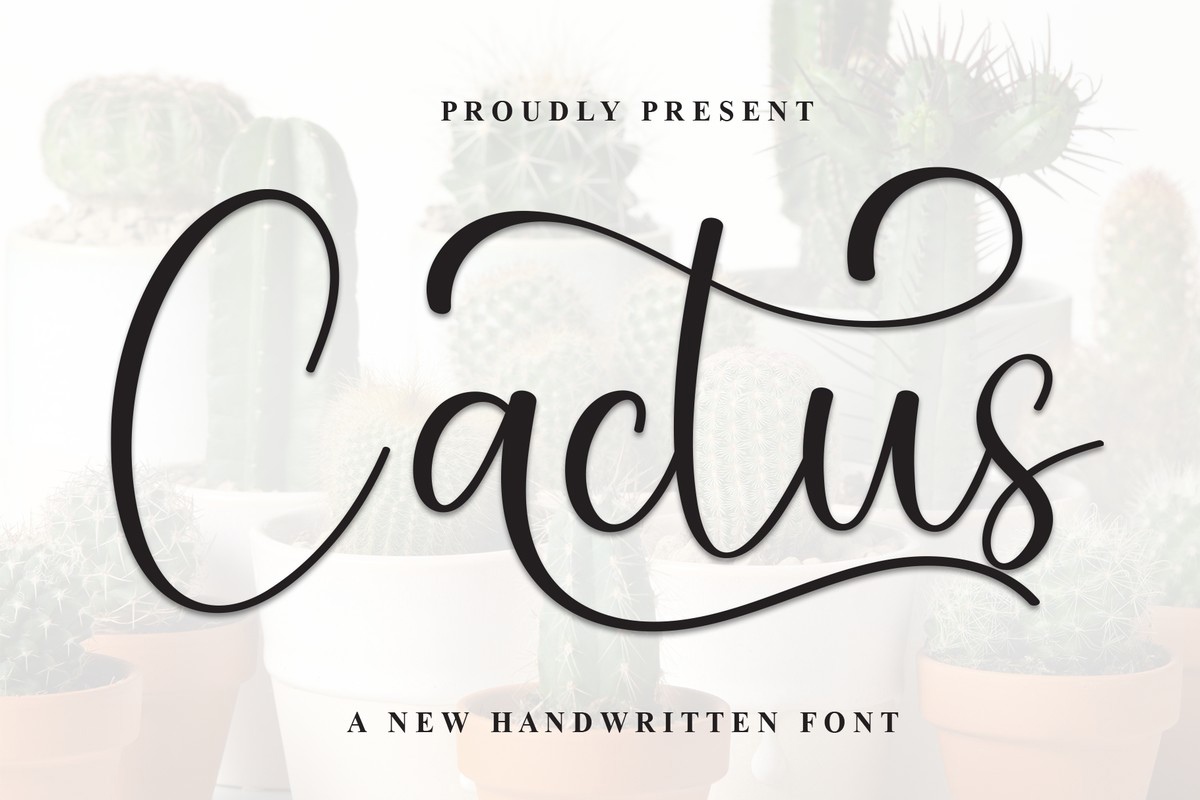 Cactus Regular Font preview