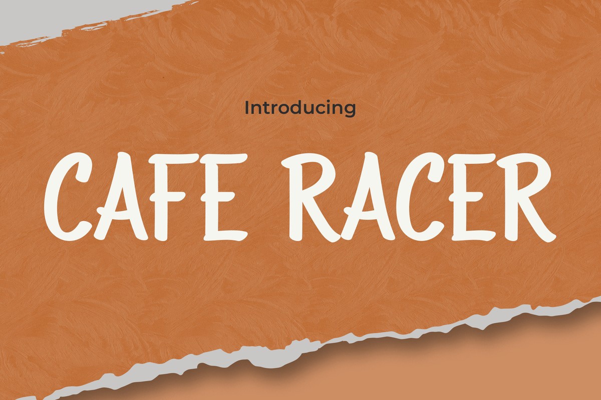 Cafe Racer Font preview