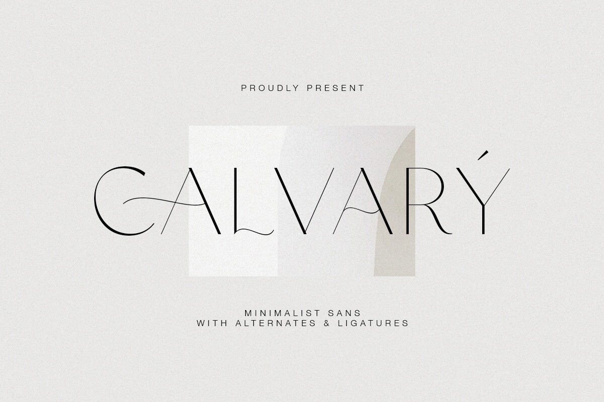 Calvary Regular Font preview