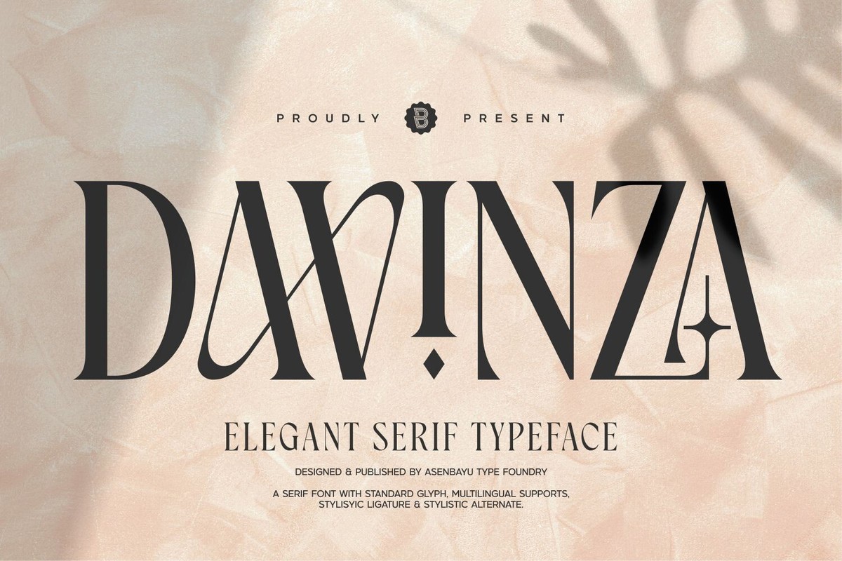 Davinza Font preview