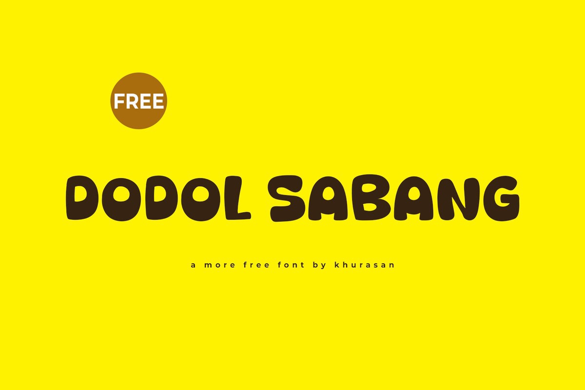 Dodol Sabang Regular Font preview