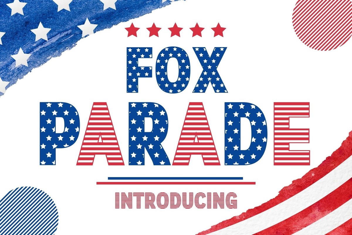 Fox Parade Font preview