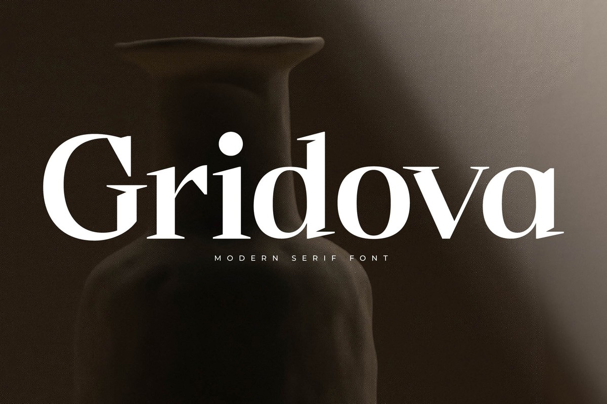 Gridova Font preview