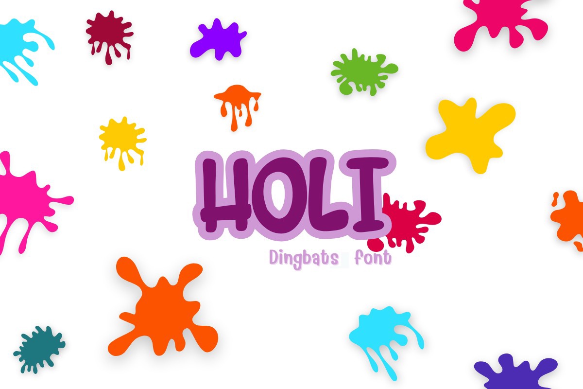 Holi Font preview