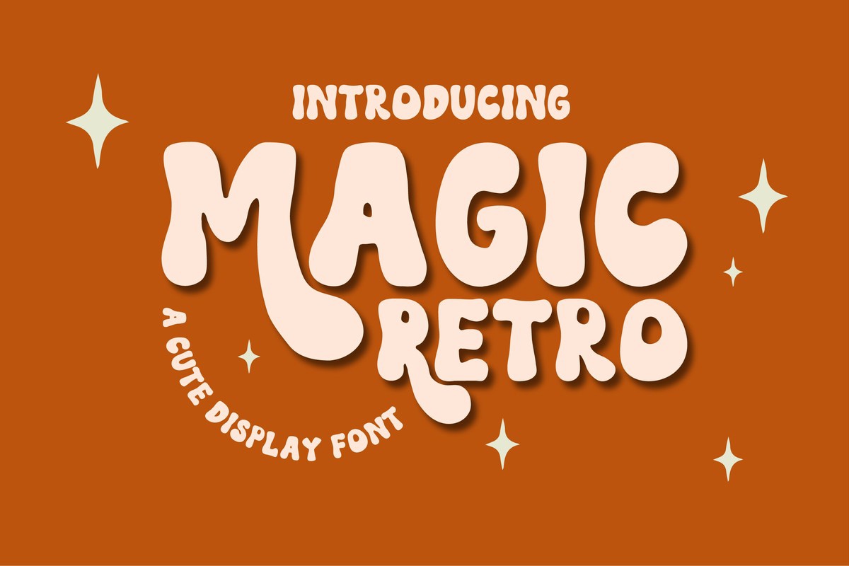 Magic Retro Regular Font preview