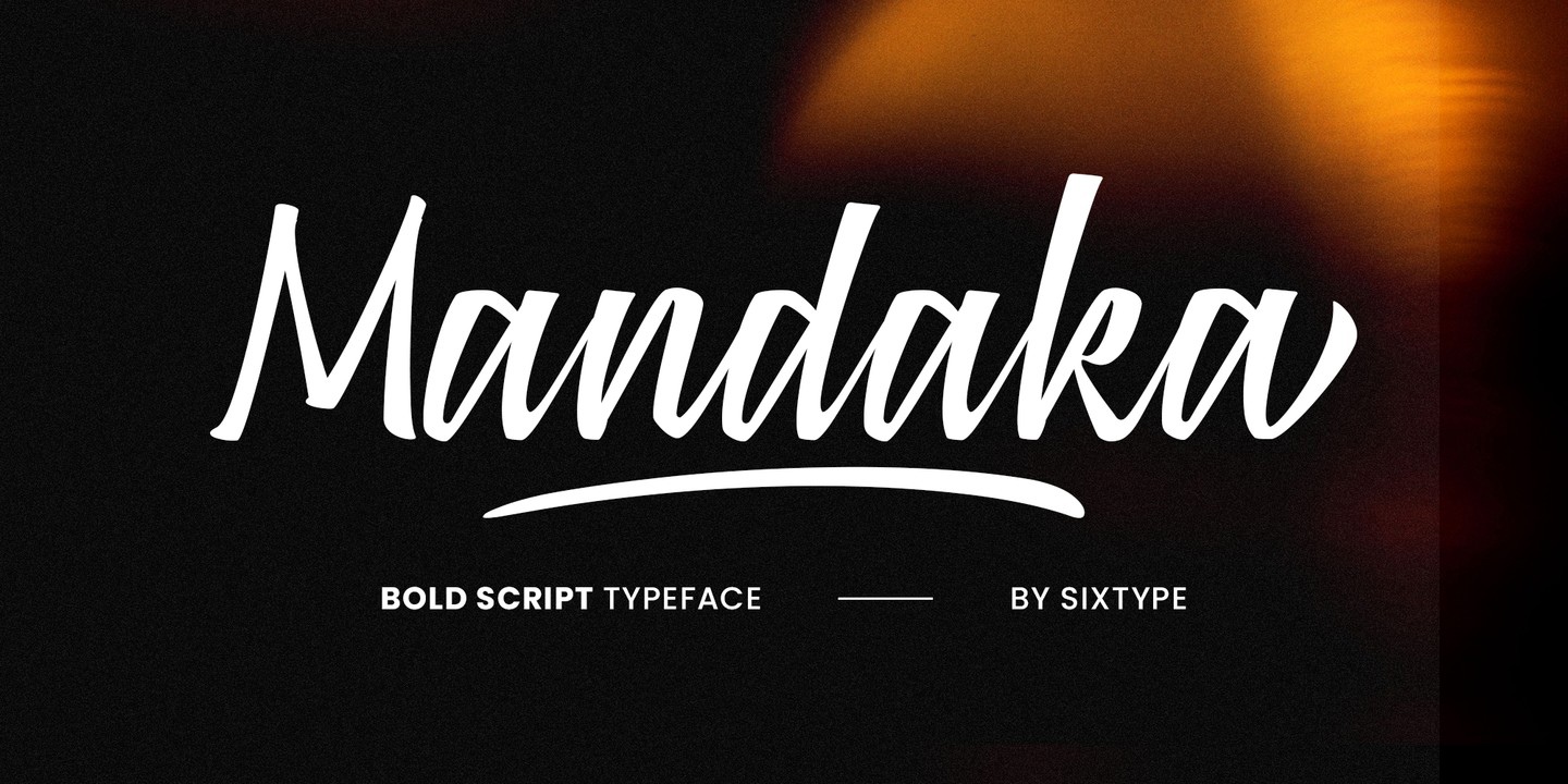 Mandaka Font preview