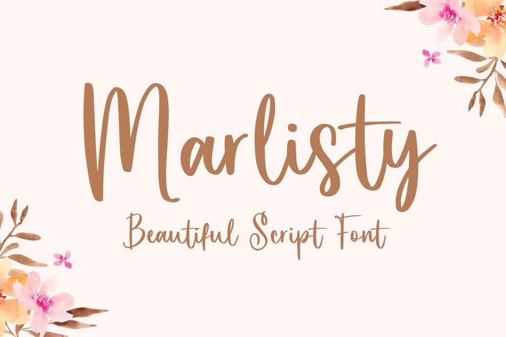 Marlisty Font preview