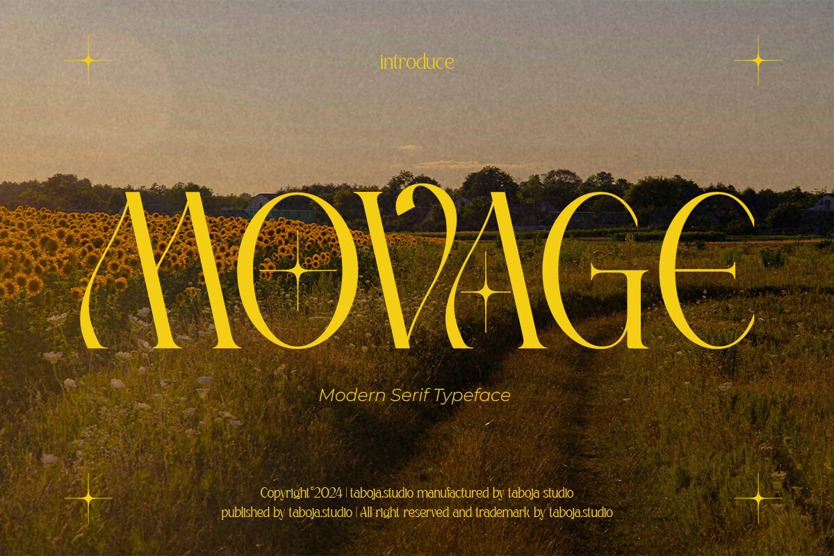 TBJ Movage Regular Font preview