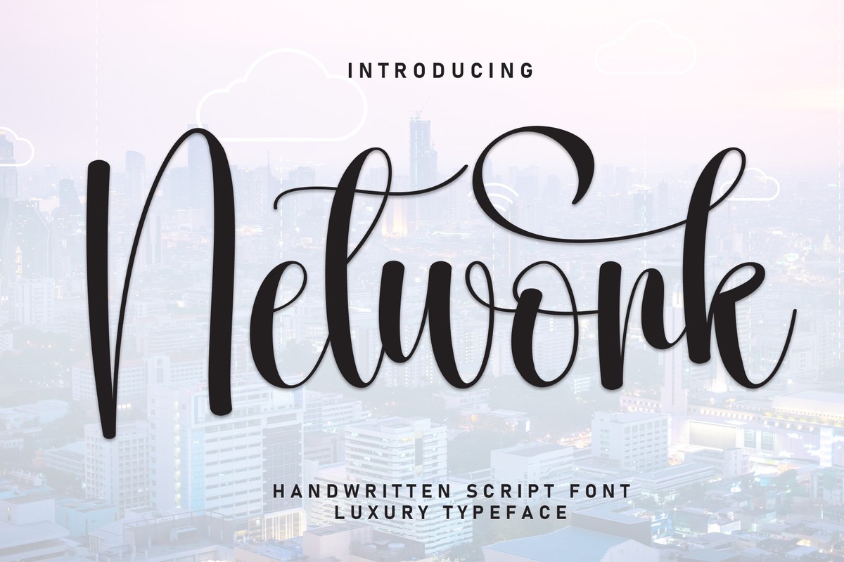 Network Regular Font preview