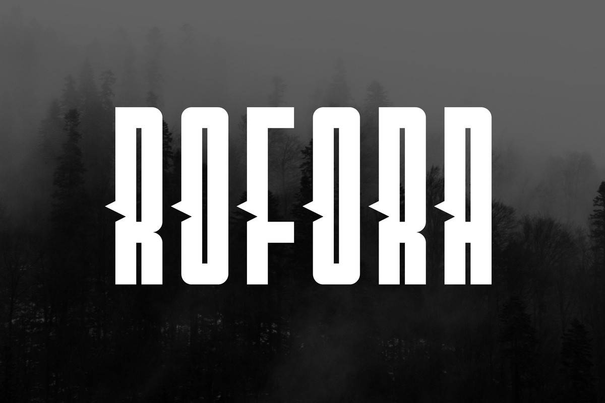 Rofora Italic Font preview