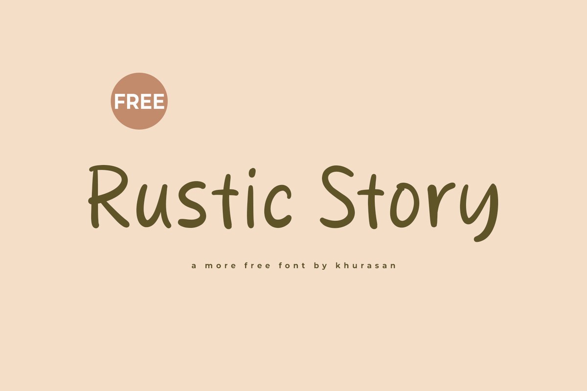 Rustic Story Regular Font | xFonts.pro