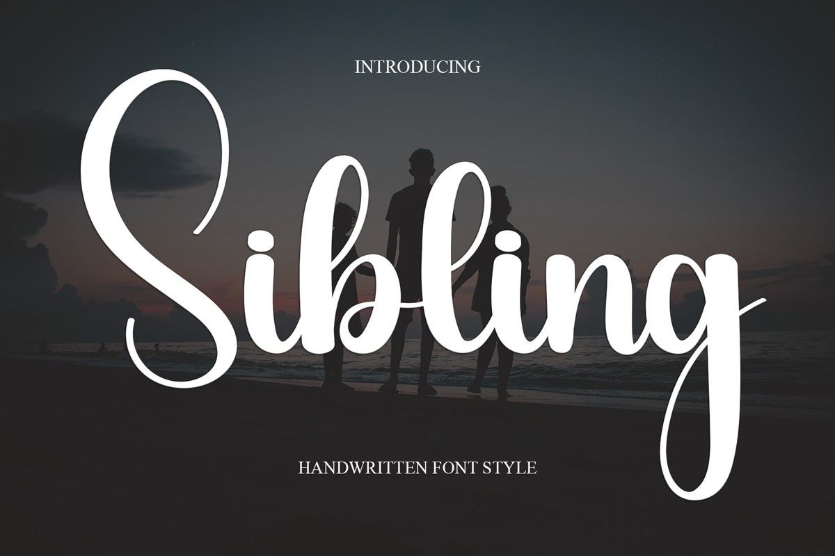 Sibling Regular Font preview