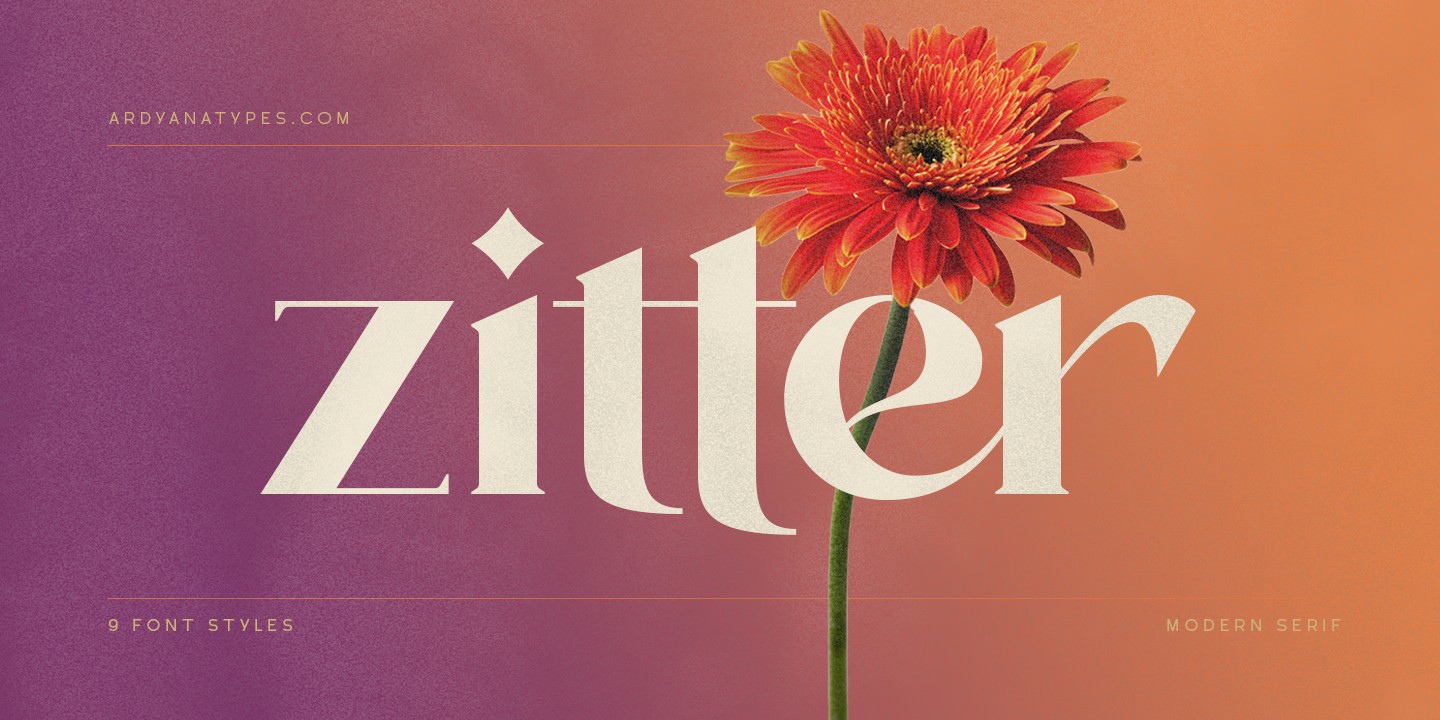 Zitte Light Font preview