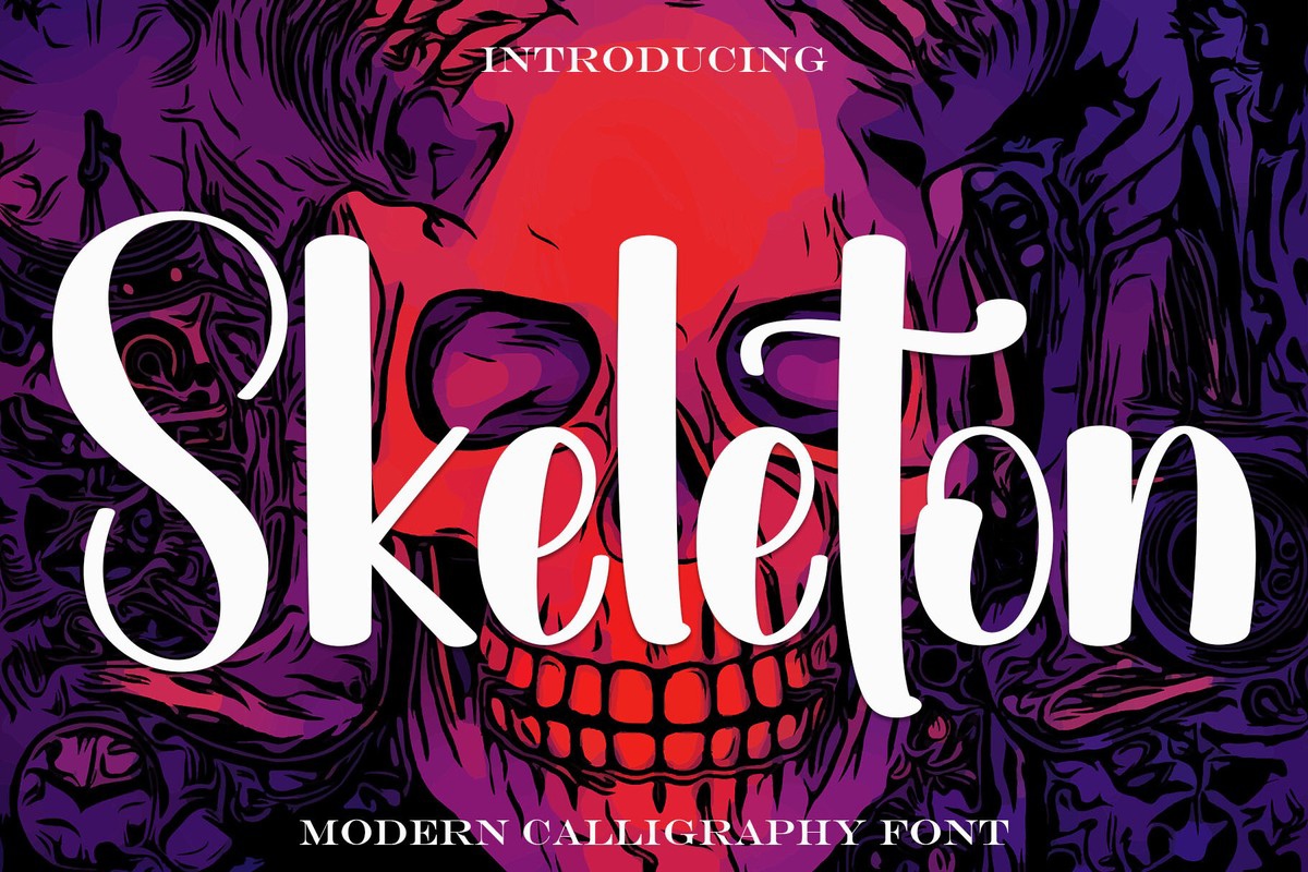 Skeleton Regular Font preview