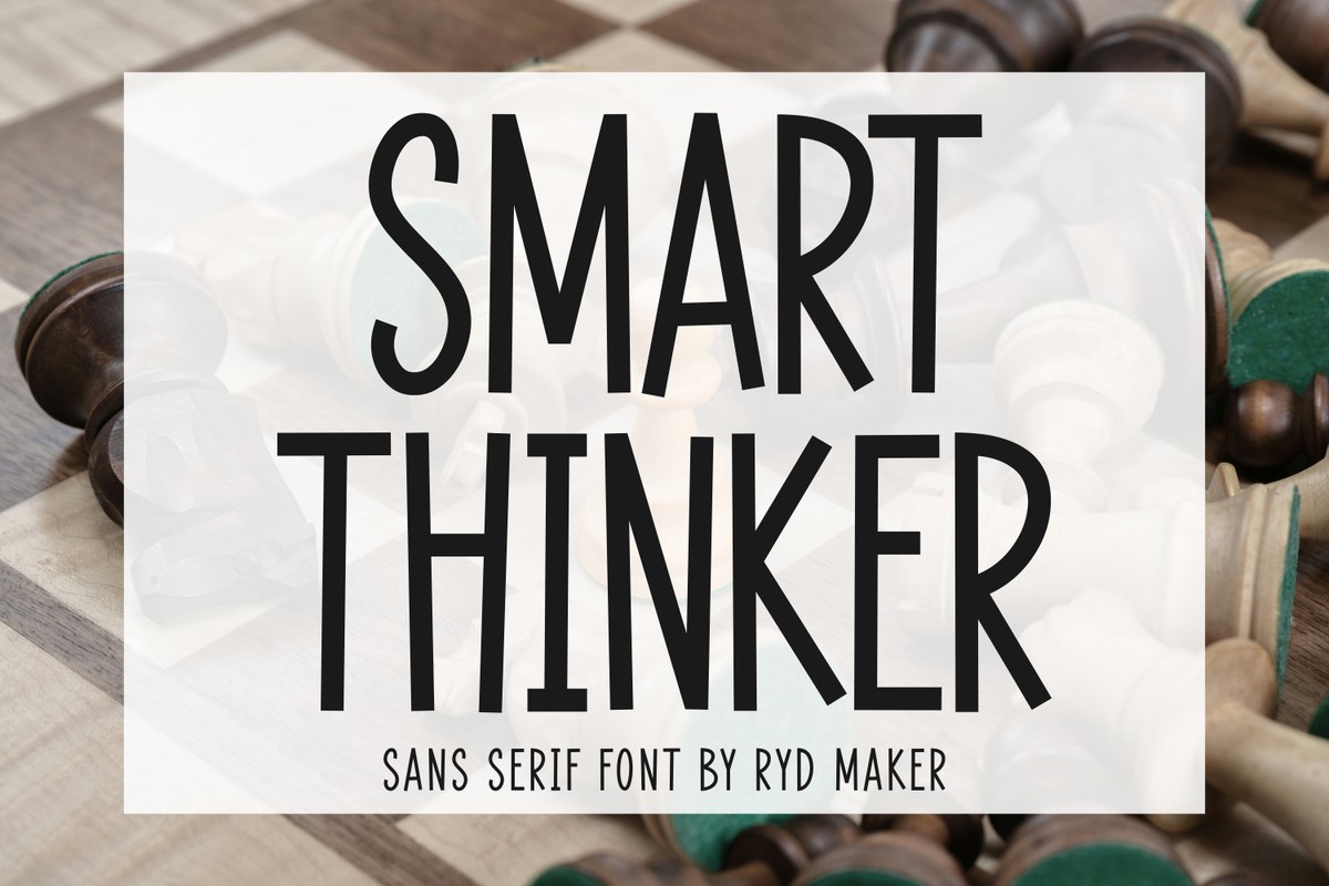 Smart Thinker Font preview