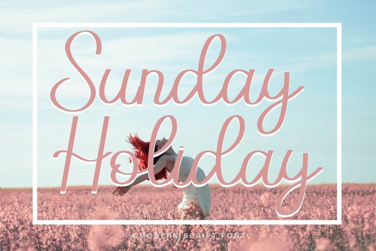 Sunday Holiday Regular Font preview