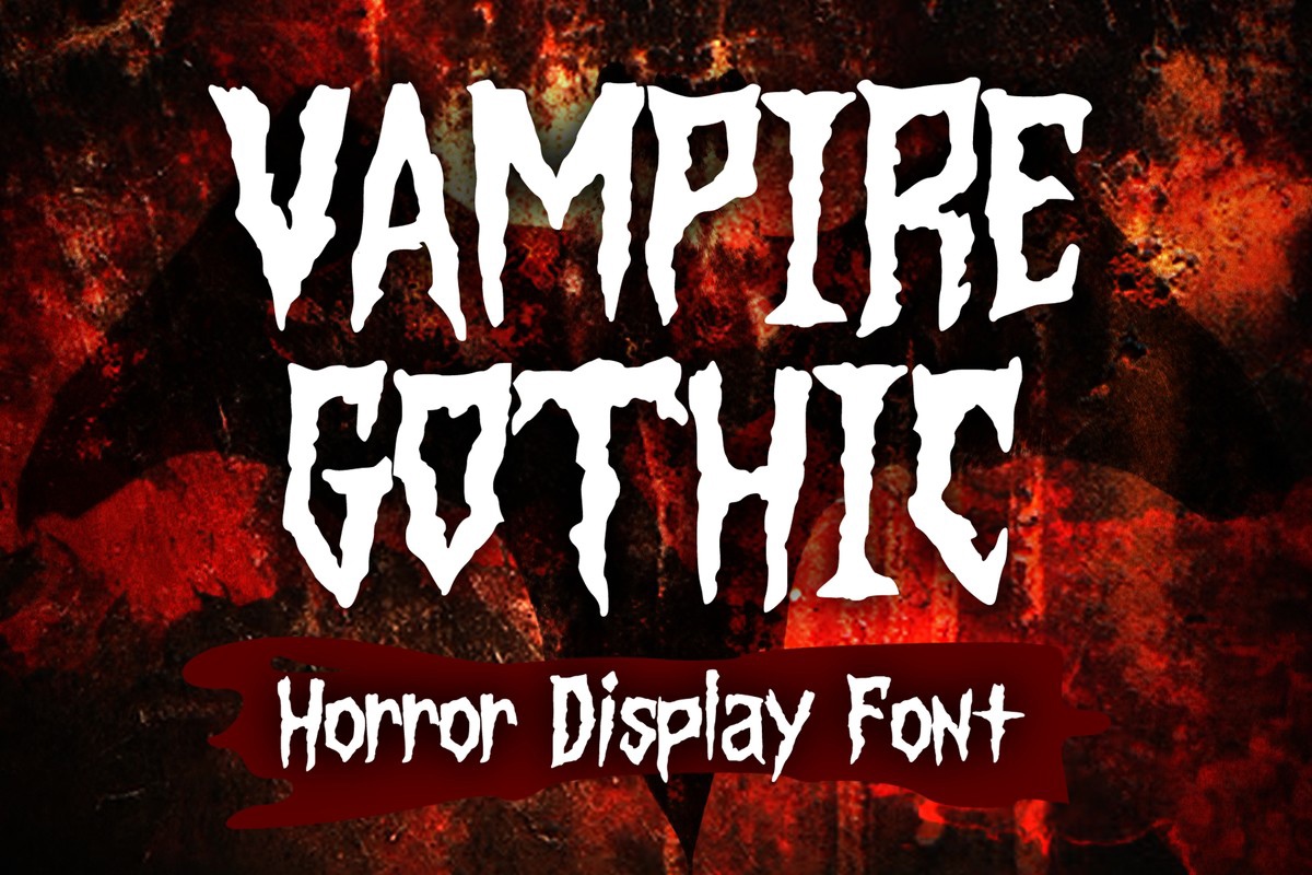 Vampire Gothic Regular Font preview