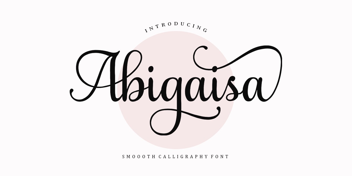 Abigaisa Regular Font preview