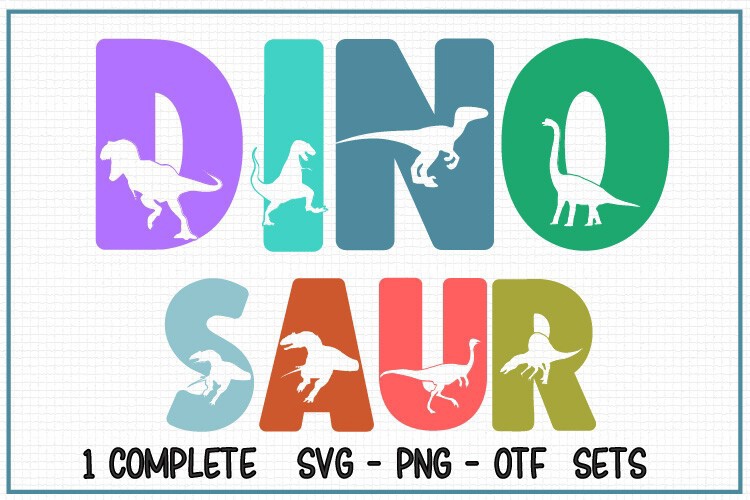 Dinosaur Alphabet Font preview