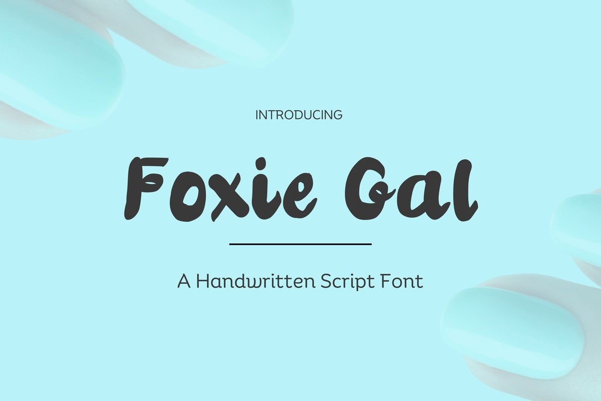 Foxie Gal Regular Font preview