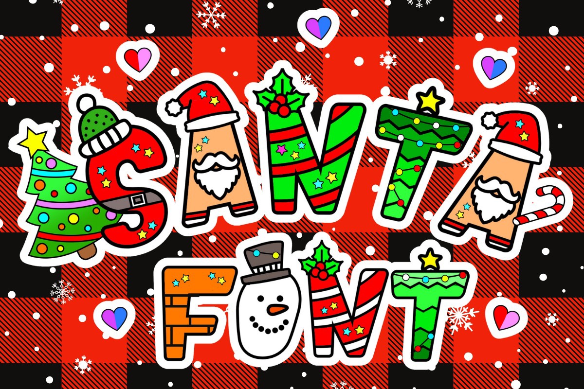 Santa Font preview