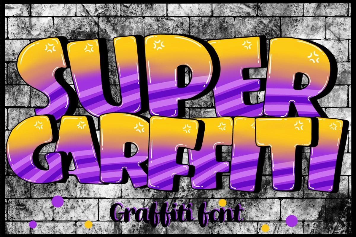 Super Graffiti Regular Font preview