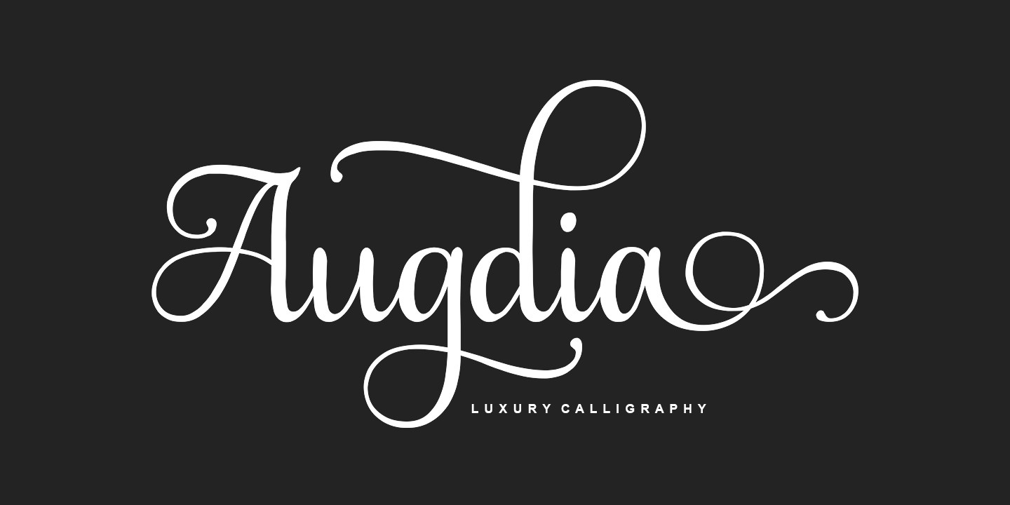 Augdia Regular Font preview