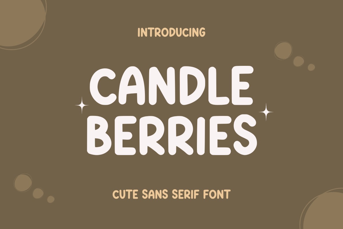 Candle Berries Regular Font preview