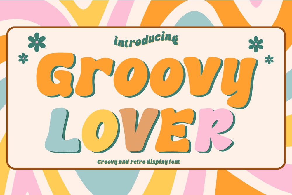 Groovy Lover Regular Font preview