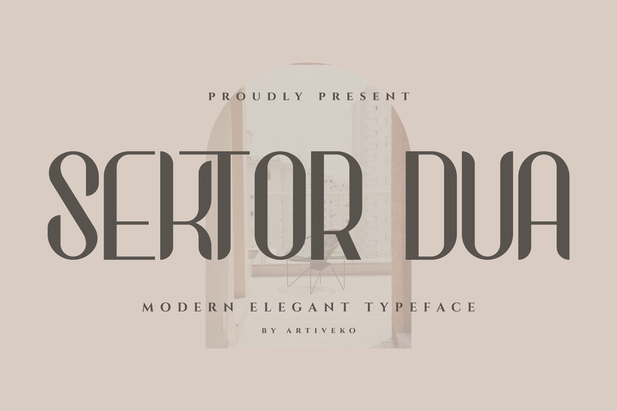 Sektor Dua Italic Font preview