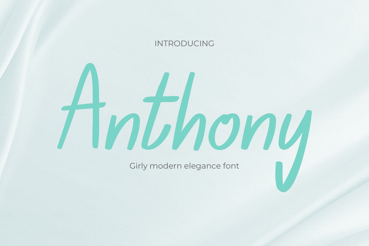 Anthony Font preview