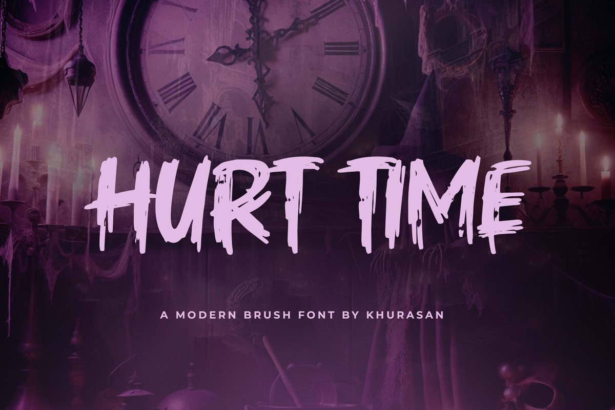 Hurt Time Font preview