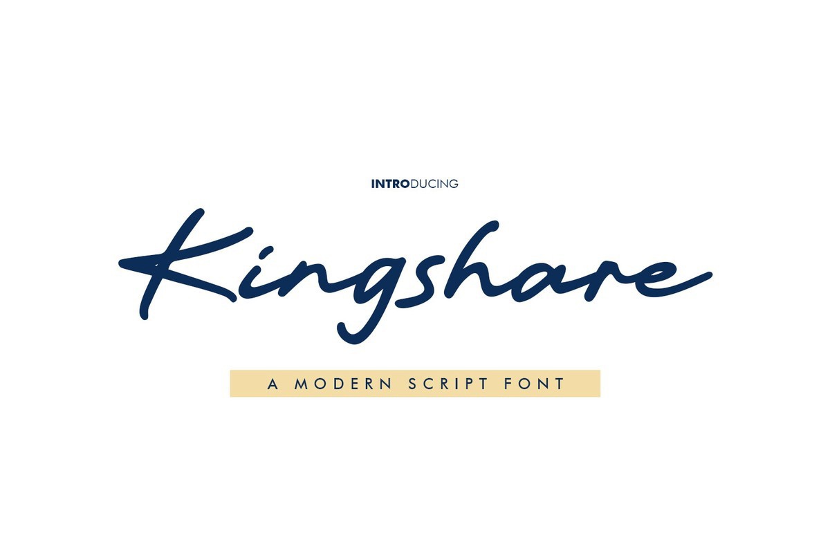 Kingshare Regular Font preview