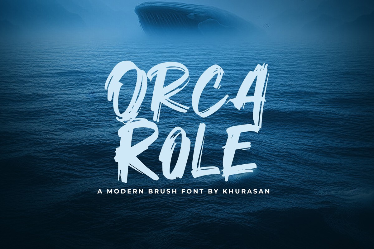 Orca Role Regular Font preview