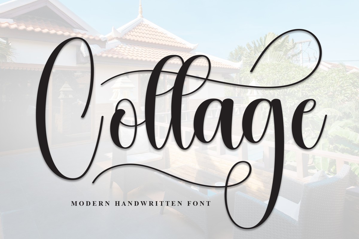 Cottage Font preview