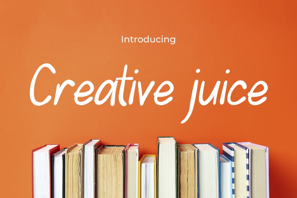 Creative Juice Font preview