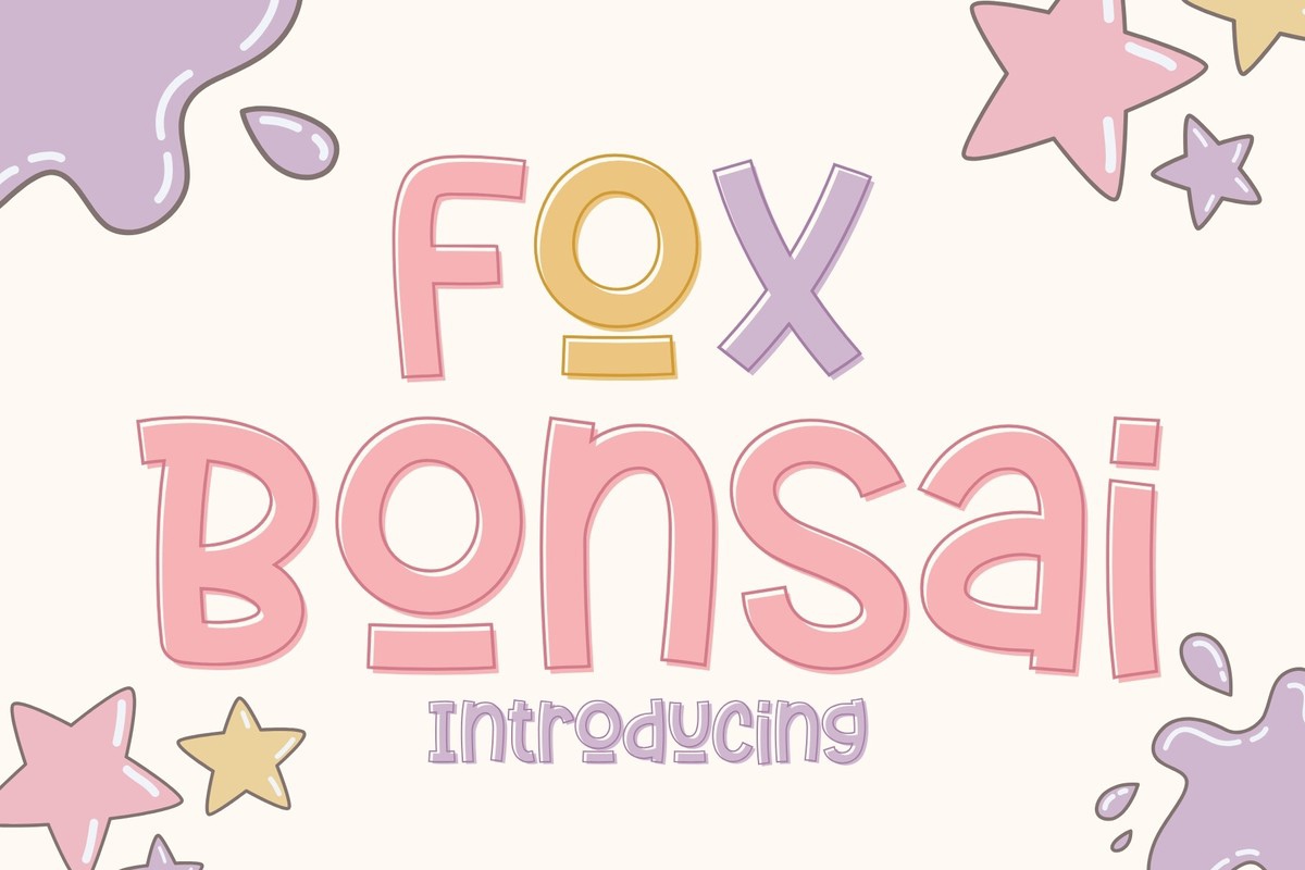 Fox Bonsai Font preview