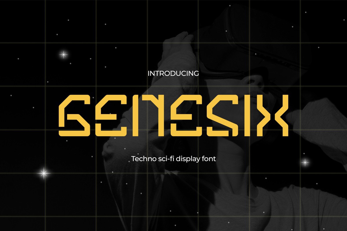 Genesix Font preview