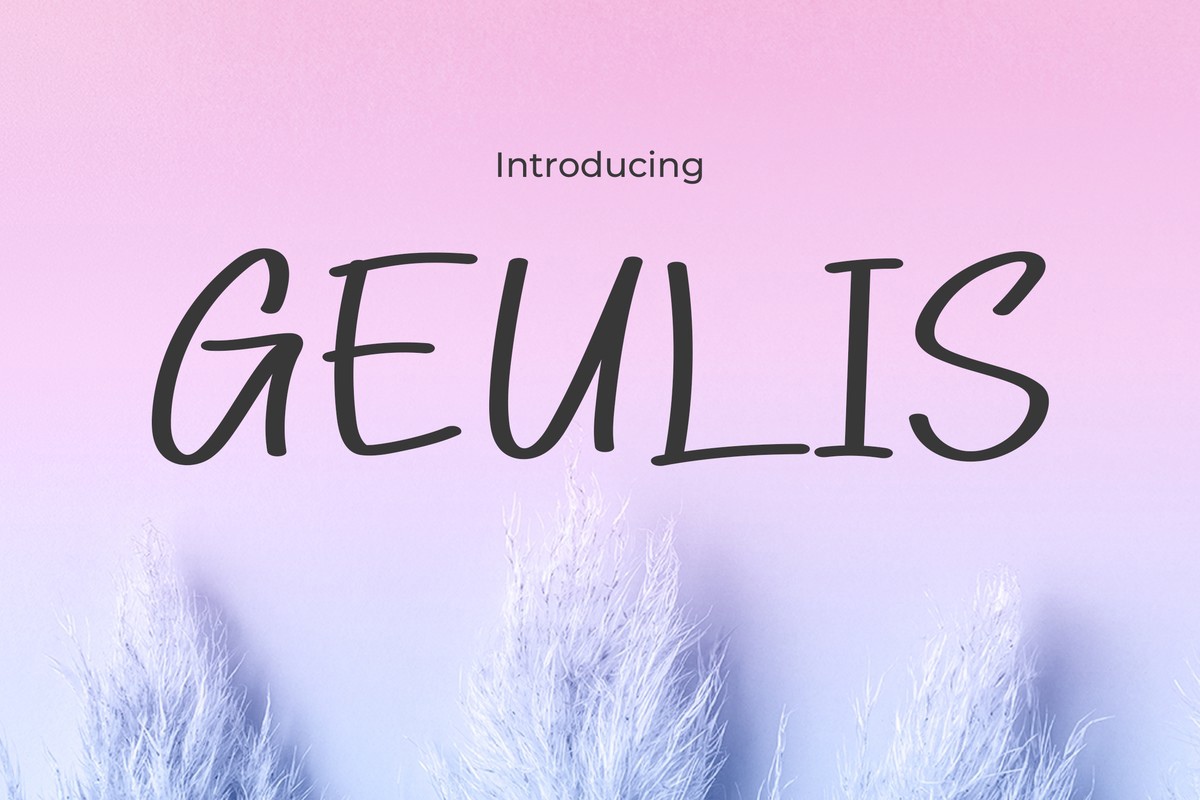 Geulis Regular Font preview