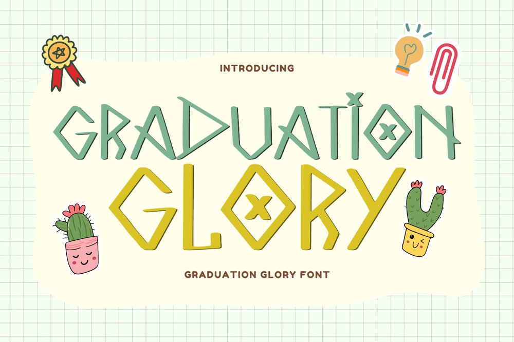 Graduation Glory Regular Font preview