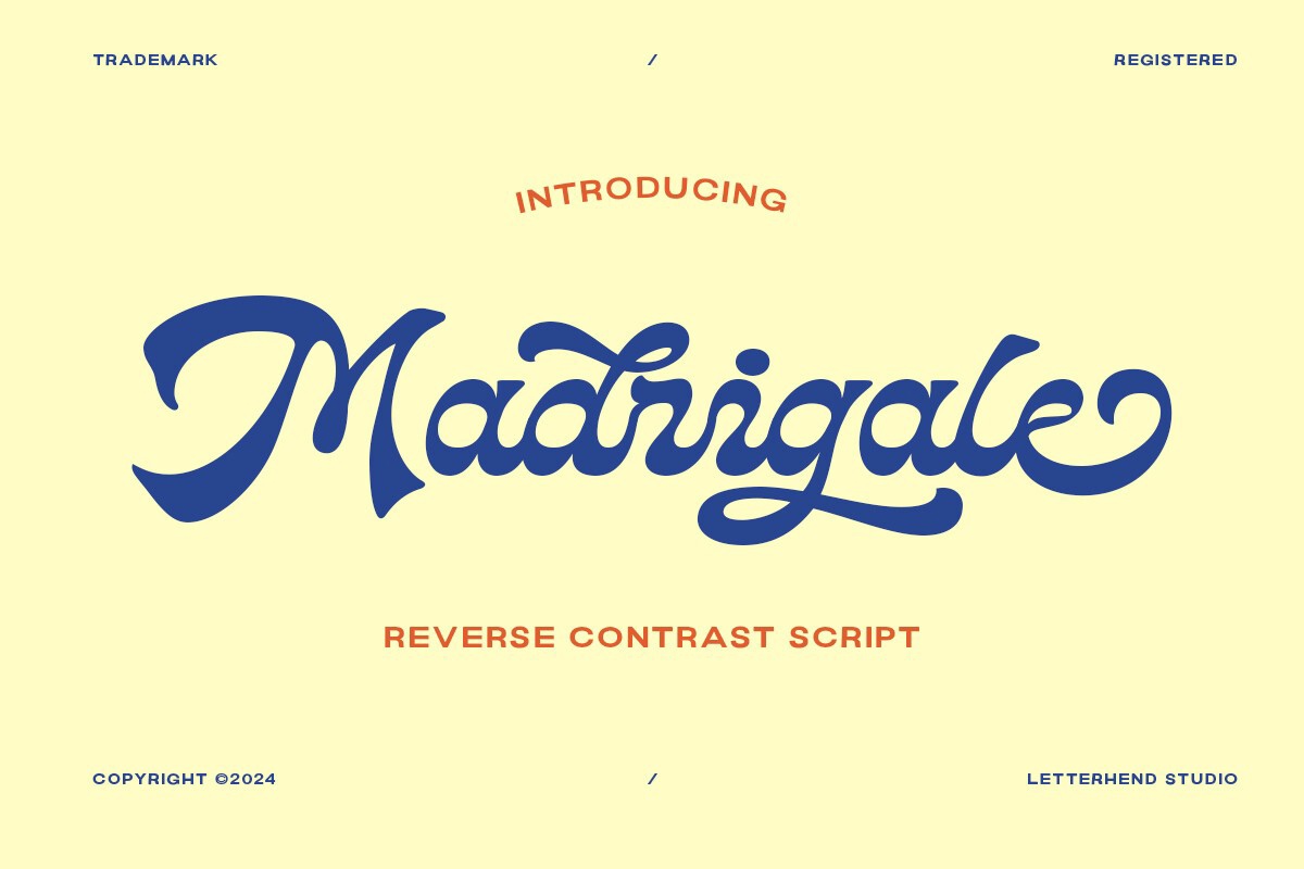 Madrigale Font preview