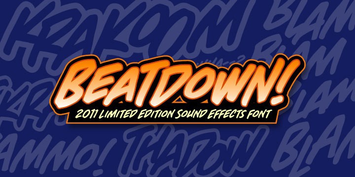 BeatDown BB Regular Font preview