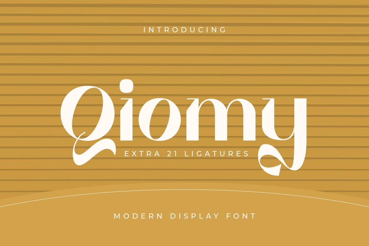 Qiomy Font preview