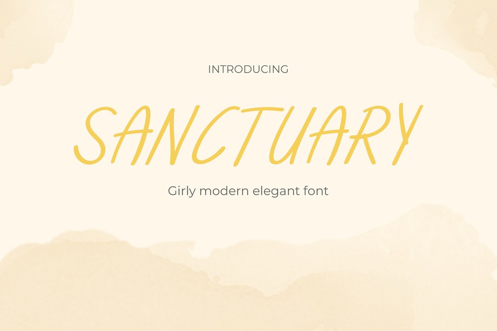 Sanctuary Regular Font preview