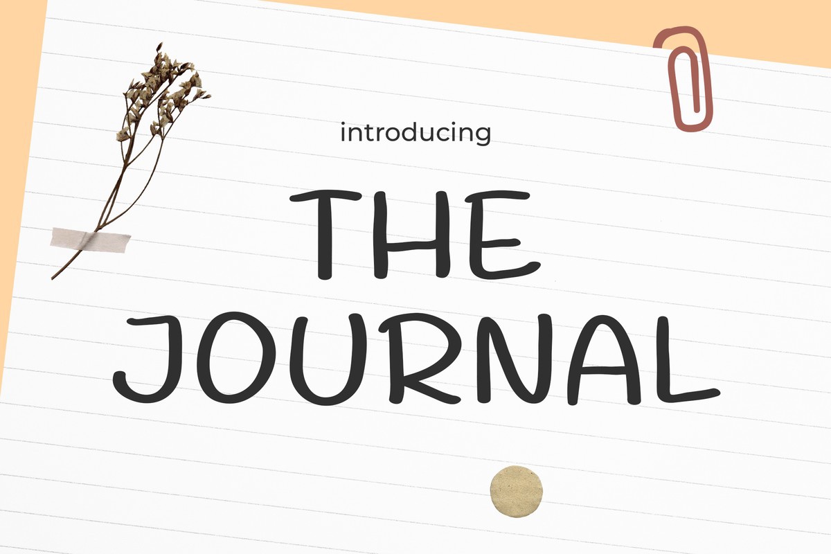 The Journal Regular Font preview