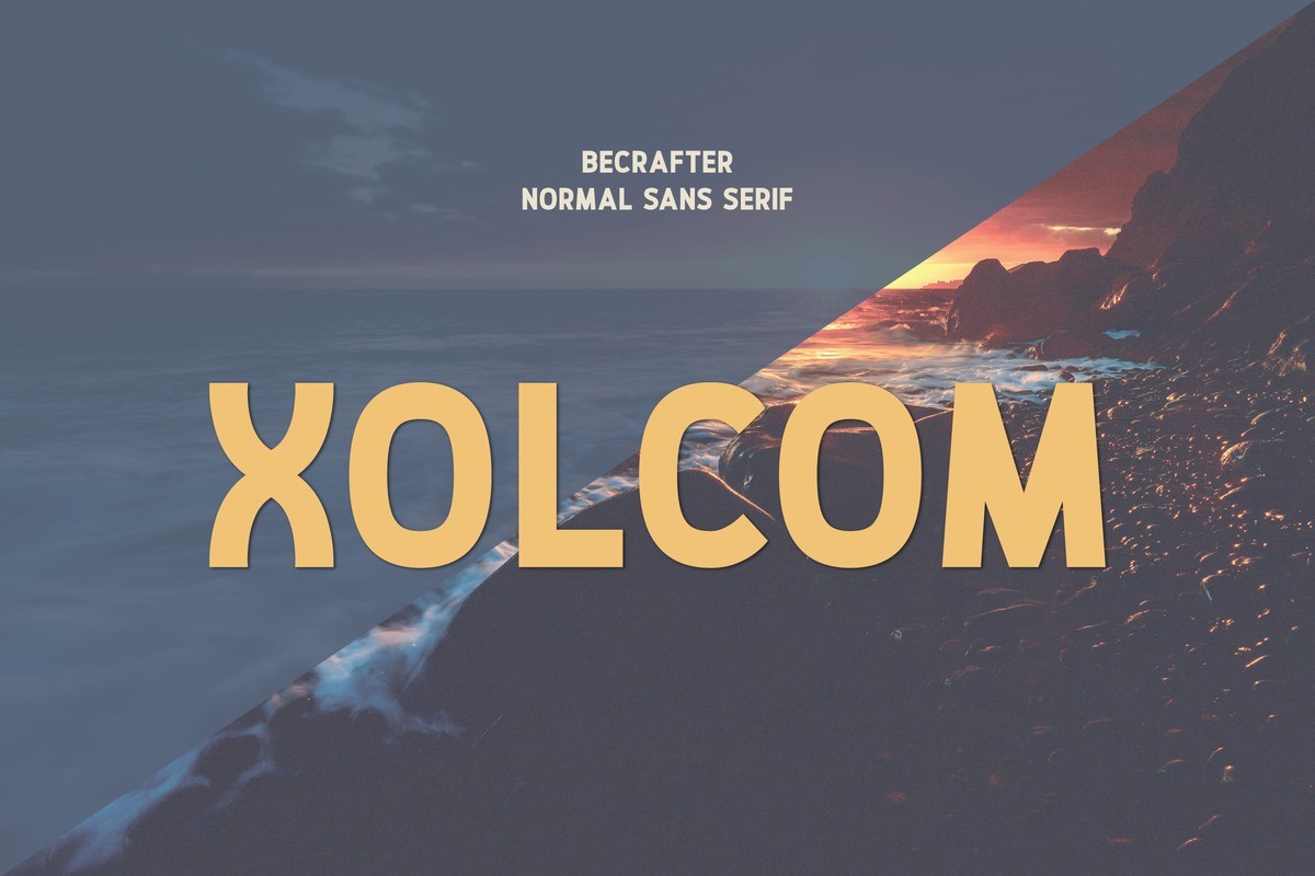 Xolcom Font preview